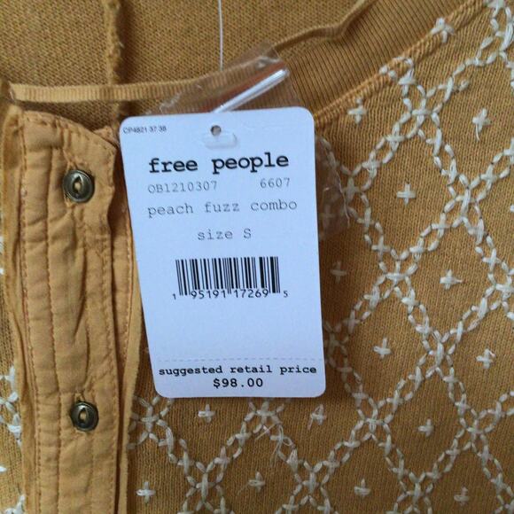 Free People Free Spirit Henley Sz S - Picture 7 of 8